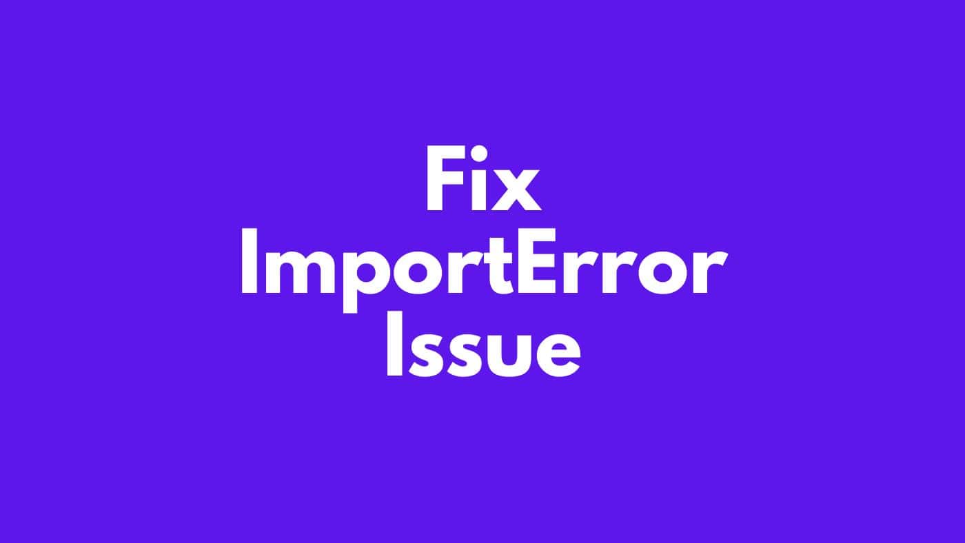 Fix ImportError: attempted relative import with no known parent package Issue