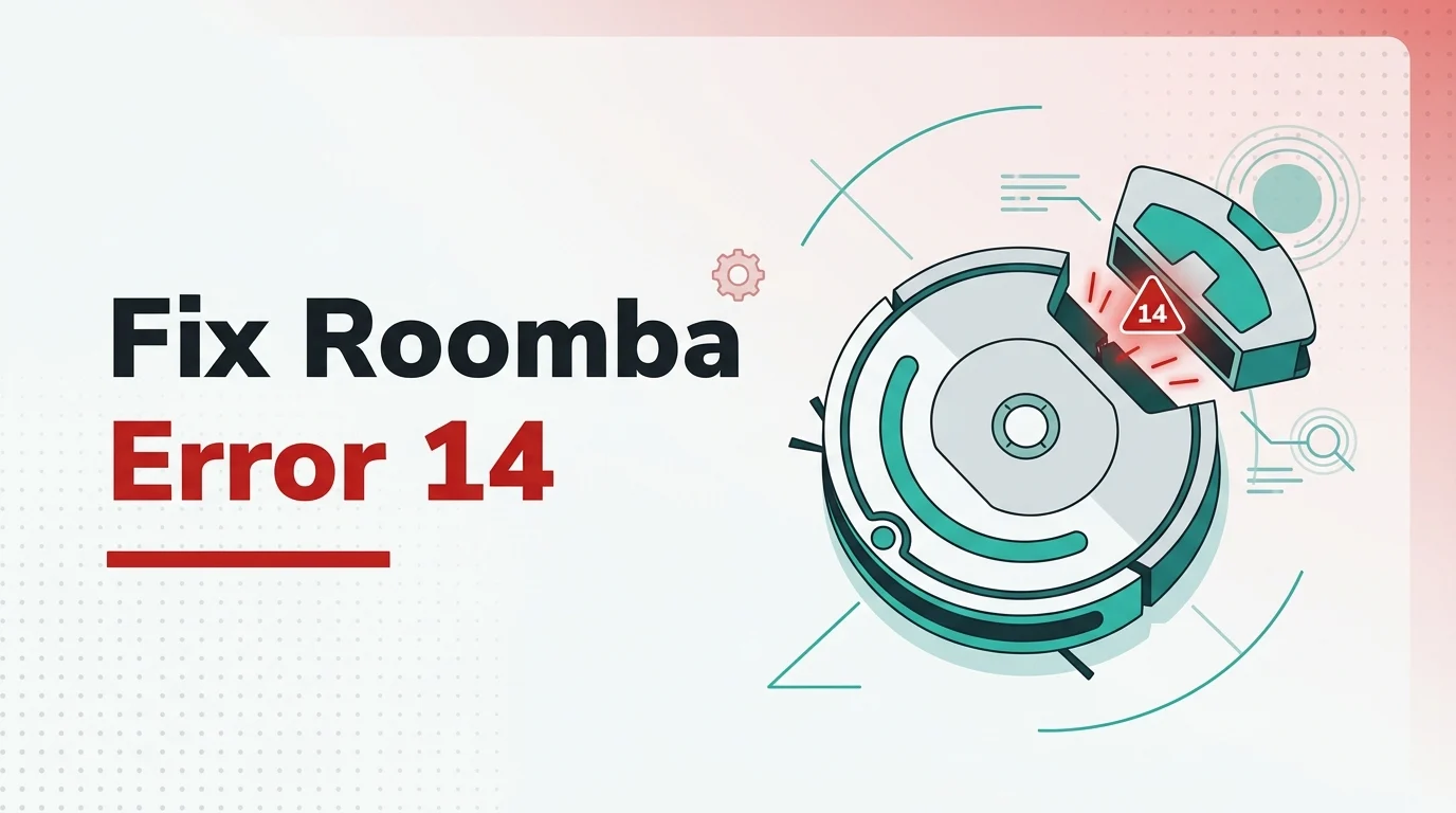 How to Fix Roomba Error 14 - Dustbin Not Detected Issue