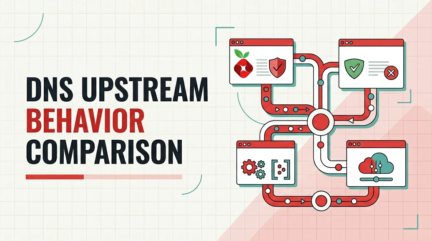 Self-Hosted DNS Upstream Behavior Comparison Matrix: Pi-hole vs AdGuard Home vs Technitium DNS vs Control D