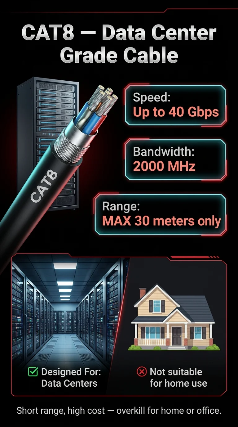 CAT8 — Data Center Grade Cable