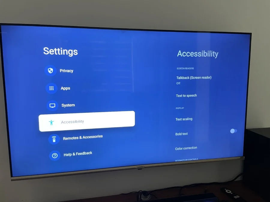 google-tv-Accesibility-Settings