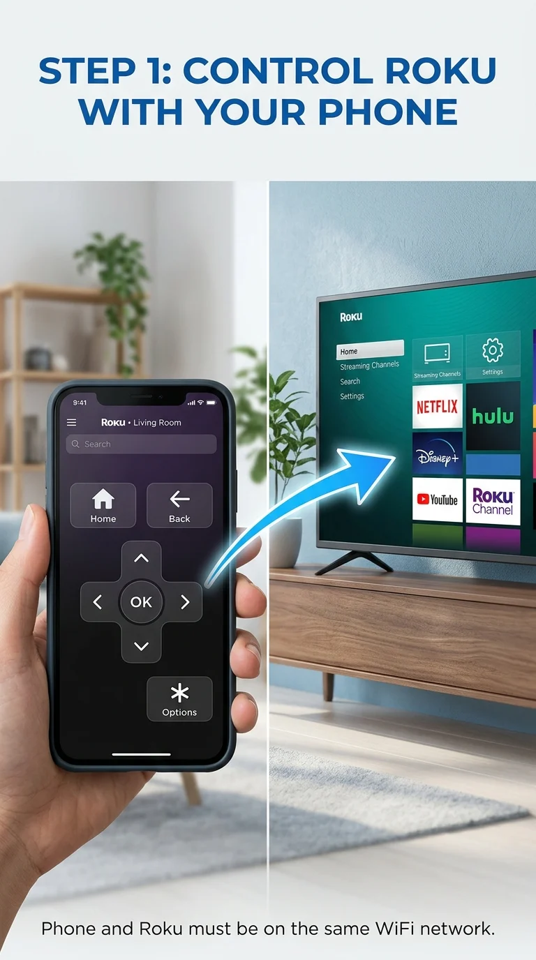 Connect-Roku-to-WiFi-Without-Remote-Step-1