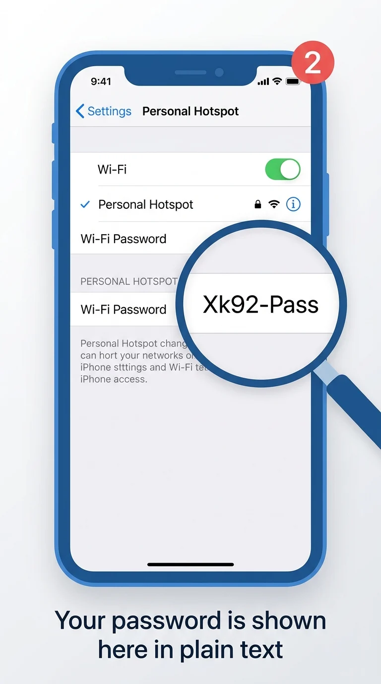 Find-Mobile-Hotspot-Password-on-iPhone-and-Android-Step-2