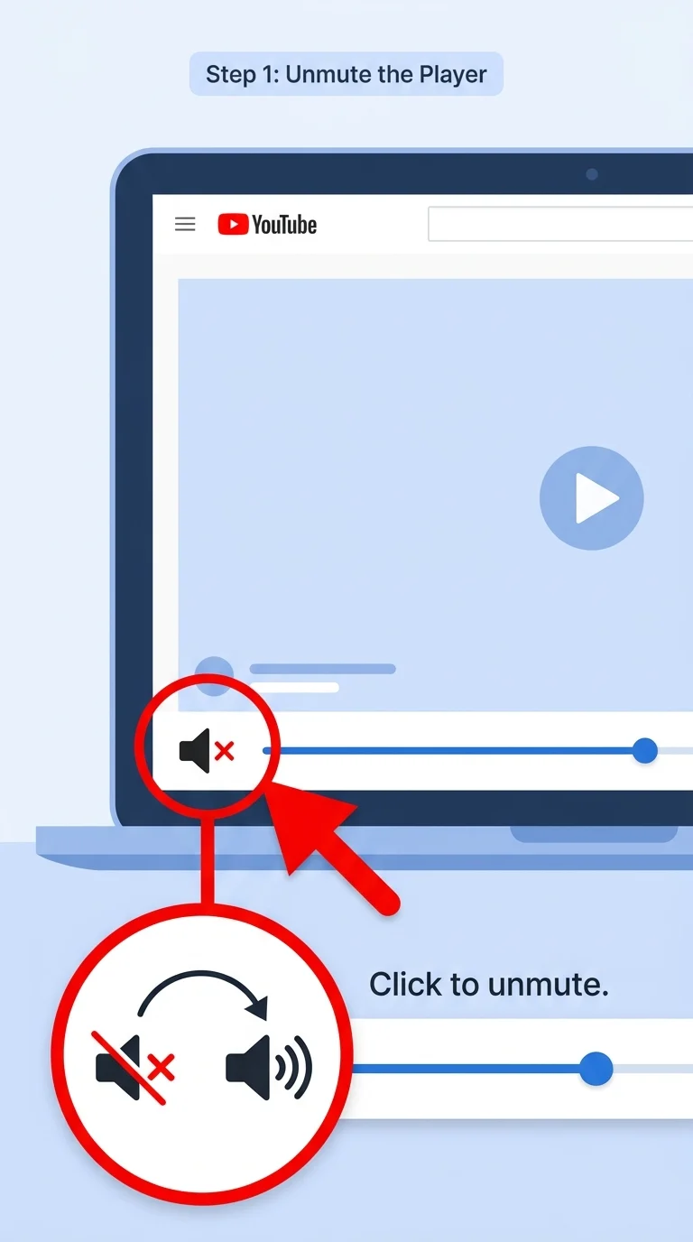 Fix-No-Volume-on-YouTube-Videos-Step-1