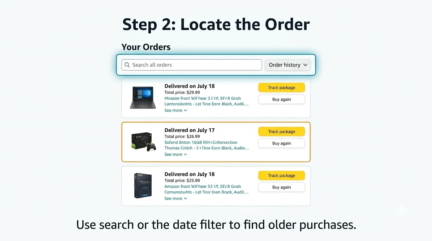 Archive Amazon Order List 2